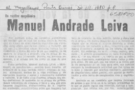 Manuel Andrade Leiva
