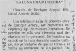 "La luna era mi tierra"