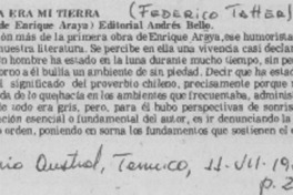 La luna era mi tierra La luna era mi tierra