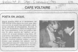Poeta en jaque.