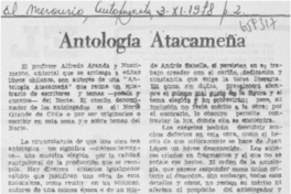 Antología atacameña. Antología atacameña.