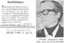 Seudónimos Seudónimos