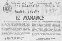 El romance.