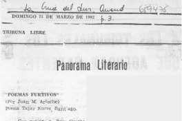 "Poemas furtivos"