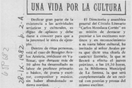 Una vida por la cultura