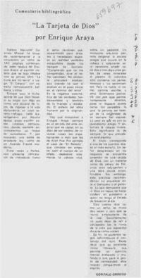 "La tarjeta de Dios"