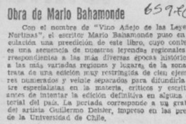 Obra de Mario Bahamonde. Obra de Mario Bahamonde.
