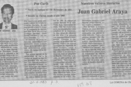 Juan Gabriel Araya Juan Gabriel Araya