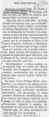 Dos cuentistas Dos cuentistas