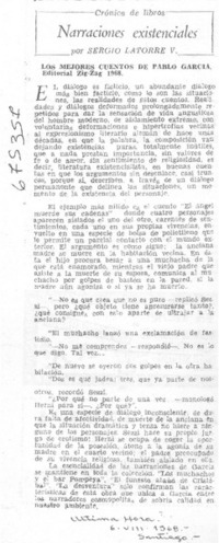 Naraciones existenciales Naraciones existenciales