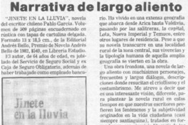 Narrativa de largo aliento Narrativa de largo aliento