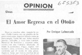 El amor regresa en el otoño El amor regresa en el otoño