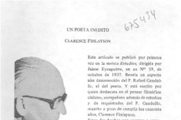 Un poeta inédito Un poeta inédito