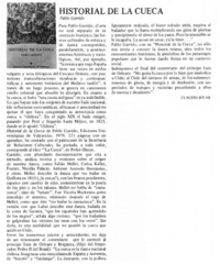 Historial de la cueca