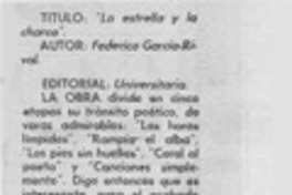 La estrella y la charca" La estrella y la charca"