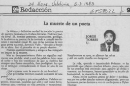 La muerte de un poeta