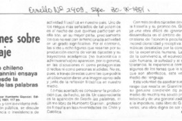 Reflexiones sobre el lenguaje