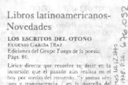 Los Escritos del otoño.