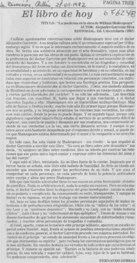 La medicina en la obra de William Shakespeare" La medicina en la obra de William Shakespeare"