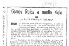 Gómez Rojas a medio siglo III