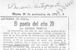 El poeta de año 20