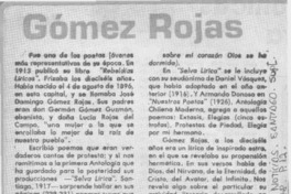 Gómez Rojas. Gómez Rojas.