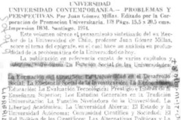 Universidad contemporánea.