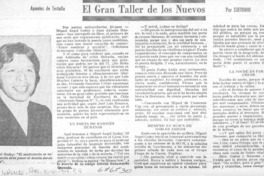 El gran taller de los nuevos El gran taller de los nuevos