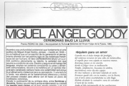 Miguel Angel Godoy Miguel Angel Godoy
