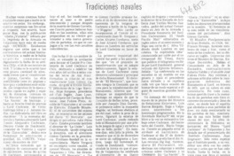 Tradiciones navales