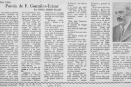 Poesía de F. González-Urízar Poesía de F. González-Urízar