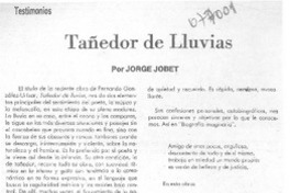 Tañedor de lluvias Tañedor de lluvias
