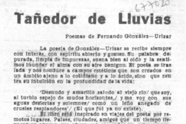 Tañedor de lluvias