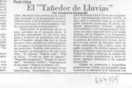 El "Tañedor de lluvias"
