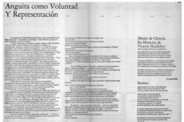 Anguita como voluntad y representación. Anguita como voluntad y representación.