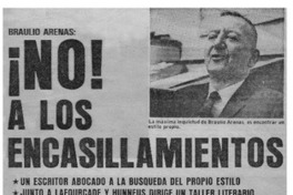 No! a los encasillamientos No! a los encasillamientos