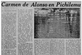 Carmen de Alonso en Pichilemu. Carmen de Alonso en Pichilemu.