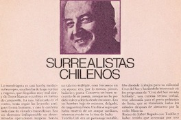 Surrealistas chilenos Surrealistas chilenos
