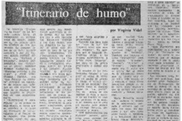 Itinerario de humo"