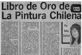 Libro de oro de la pintura chilena