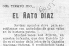 El ñato Díaz. El ñato Díaz.