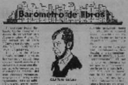 Barómetro de libros Barómetro de libros