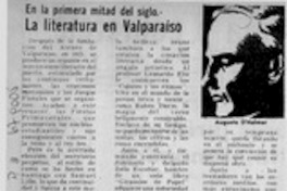 La literatura en Valparaíso.