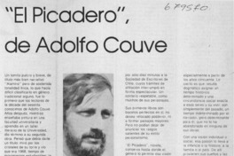 El picadero", de Adolfo Couve El picadero", de Adolfo Couve