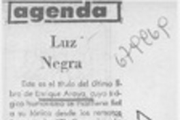 Luz negra Luz negra
