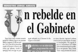 Un rebelde en el Gabinete": [entrevista]