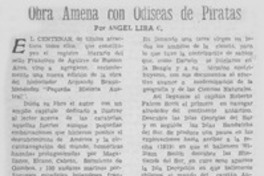 Obra amena con odiseas de piratas Obra amena con odiseas de piratas