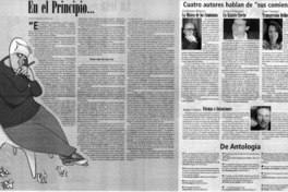 Cuatro autores hablan de "sus comienzos". Cuatro autores hablan de "sus comienzos".