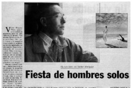 Fiesta de hombres solos. Fiesta de hombres solos.