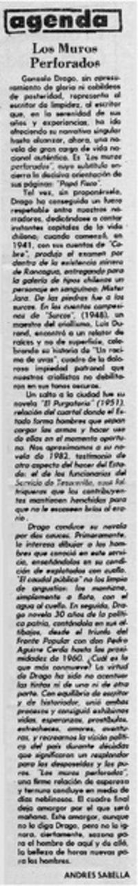 Los Muros perforados Los Muros perforados